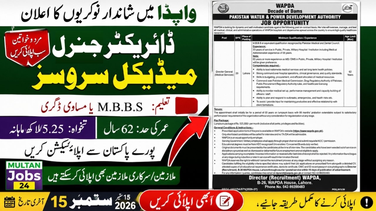 WAPDA Jobs 2026